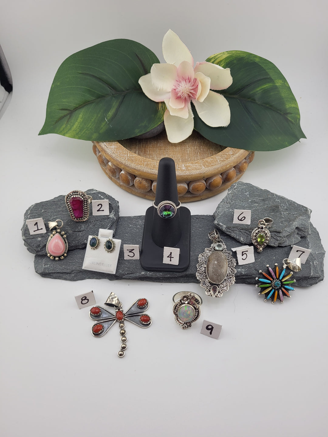 RESERVED FOR:   Bee_Bee_girl -12/08/2024 - 9 Sterling Silver Items
