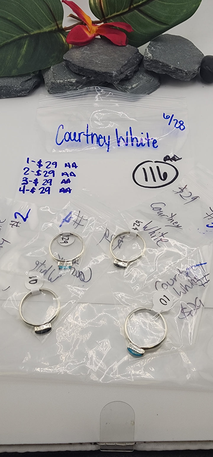 48HR - RESERVED FOR: Courtney White - 6/28/2025 FL tiktok Live Show - 4 Sterling Silver Items