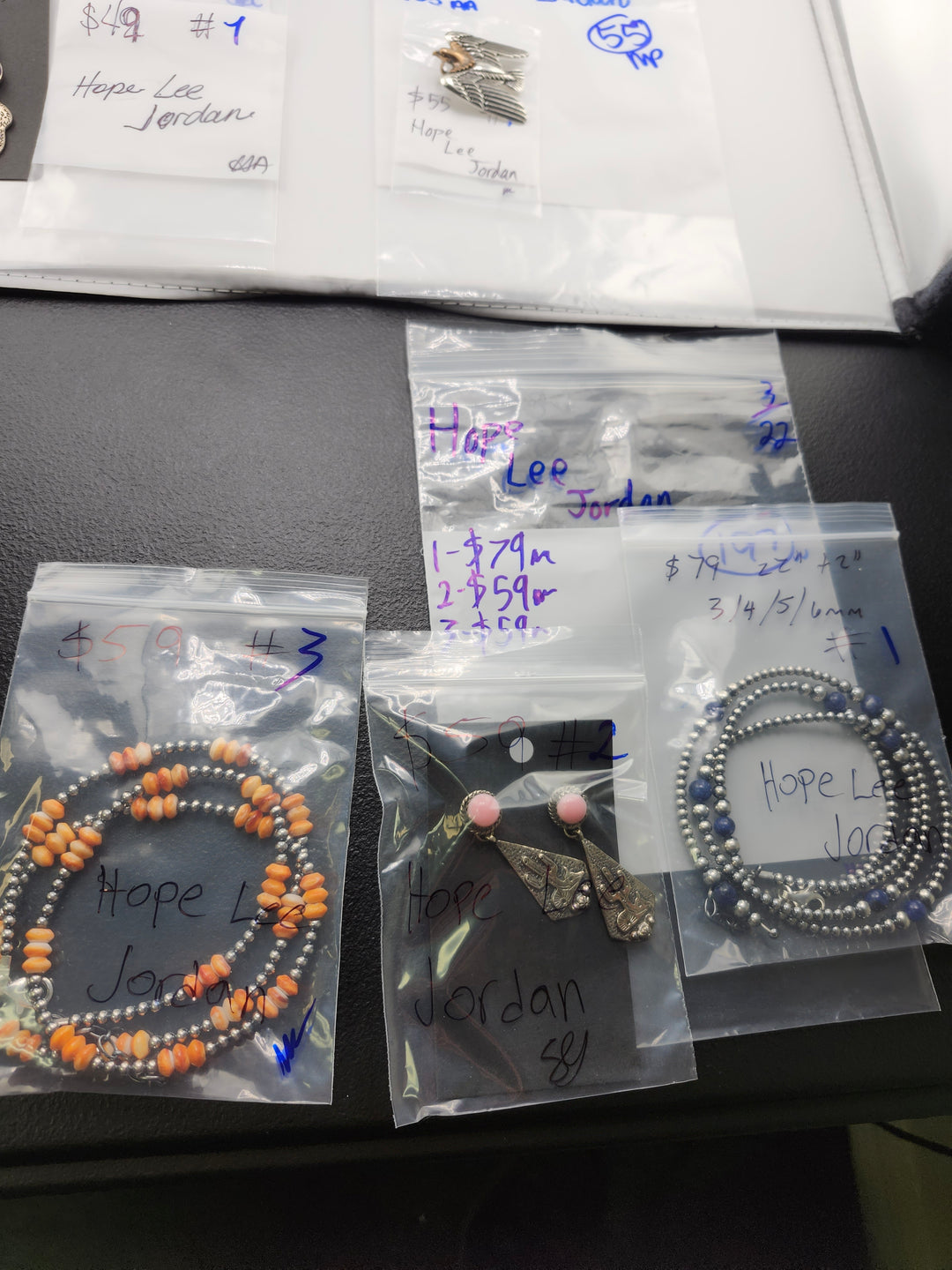 RESERVED FOR: Hope Lee Jordan - 3/22/2025 Live Show -3  Sterling Silver Items