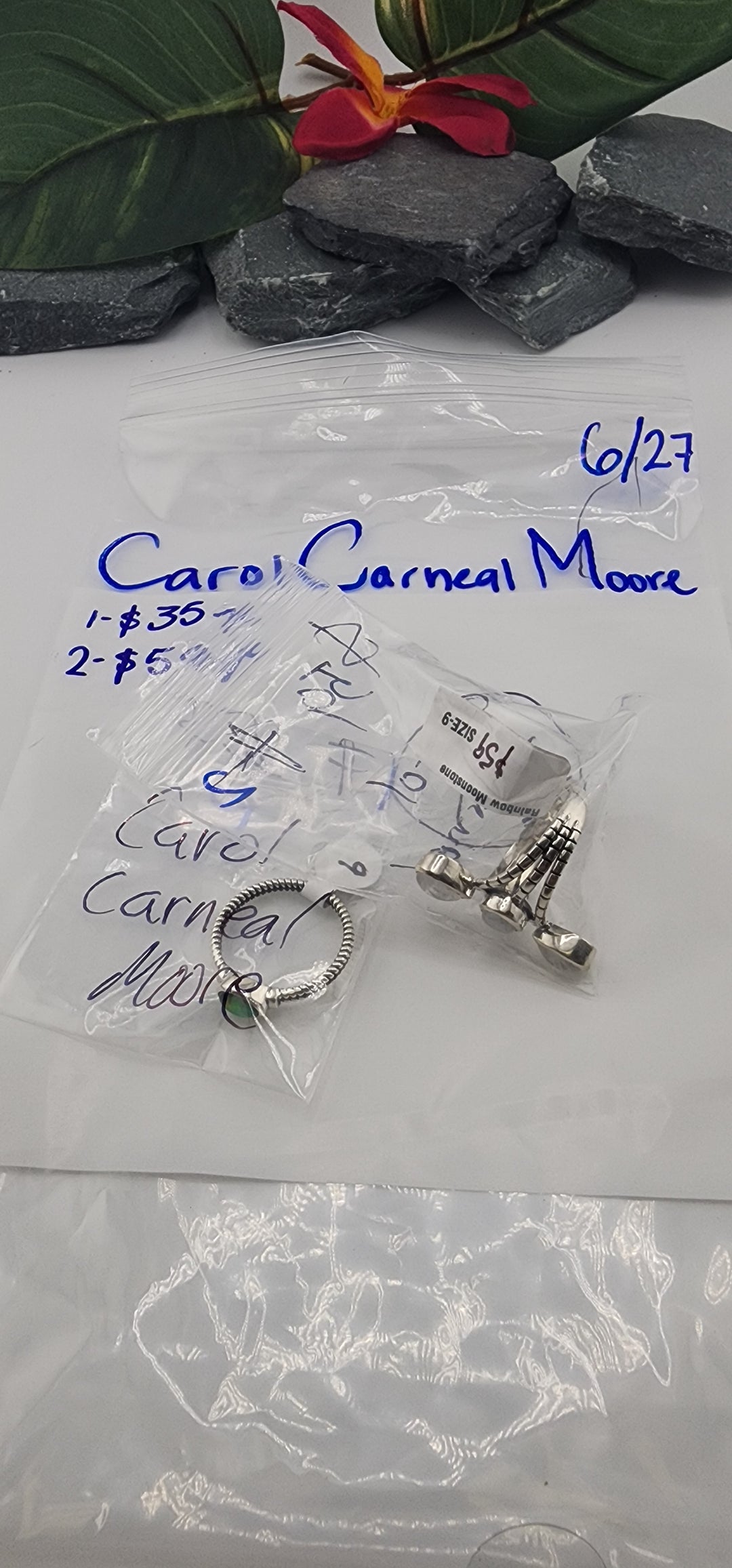 48HR - RESERVED FOR: Carol Carneal Moore - 6/27/2025 FL tiktok Live Show - 2 Sterling Silver Items