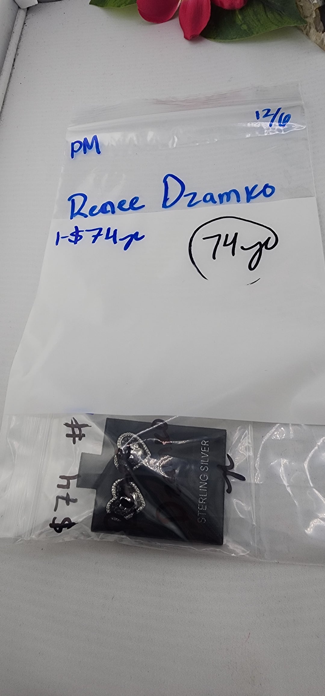PM SHOW 48HR - RESERVED FOR: Renee Dzamko - 12/6/2025 tiktok Live Show - 1 Sterling Silver Items