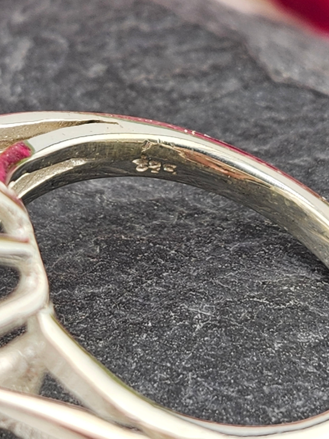 Cluster Topaz Ring Size 10