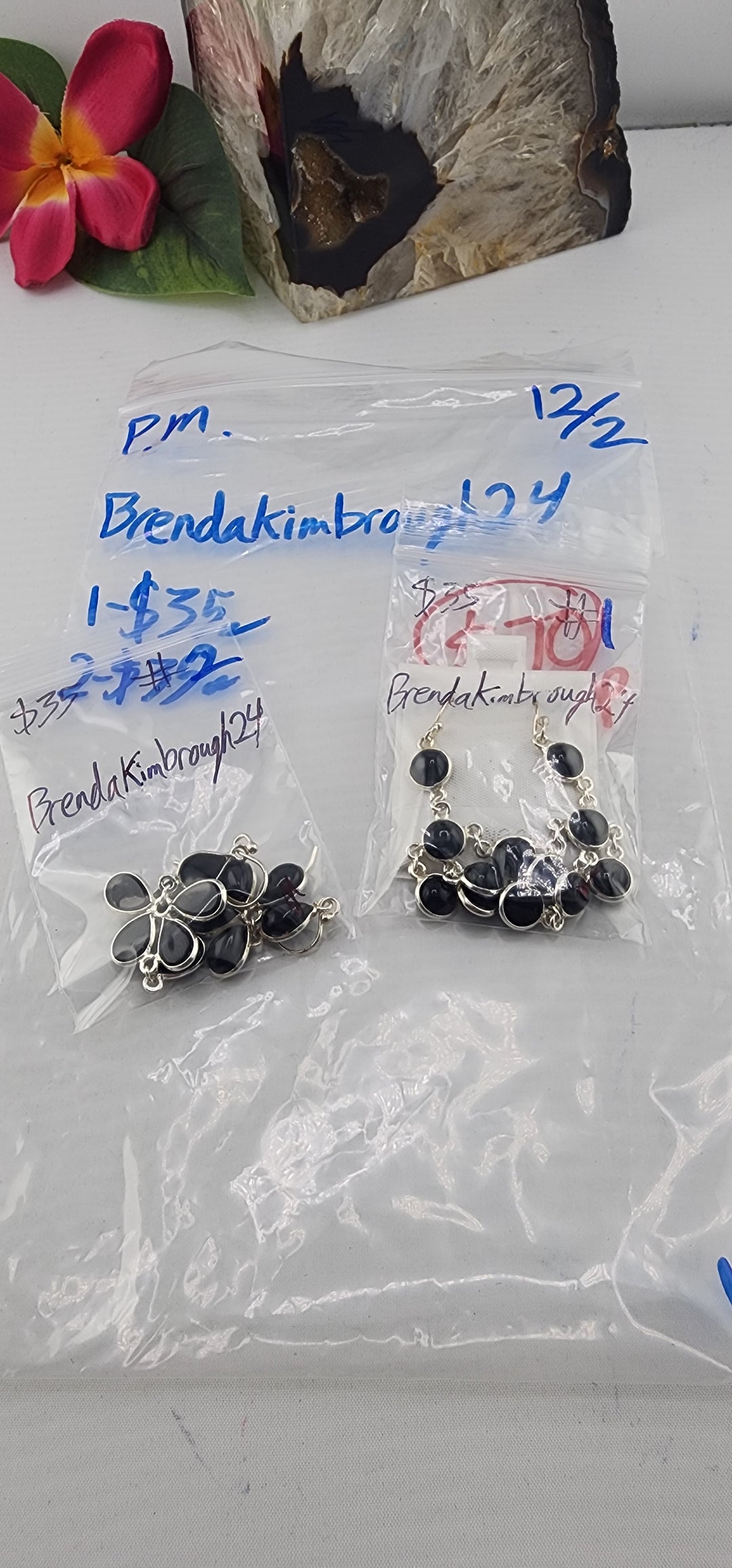 PM SHOW 48HR - RESERVED FOR: Brendakimbrough24 - 12/2/2025 tiktok Live Show - 2 Sterling Silver Items