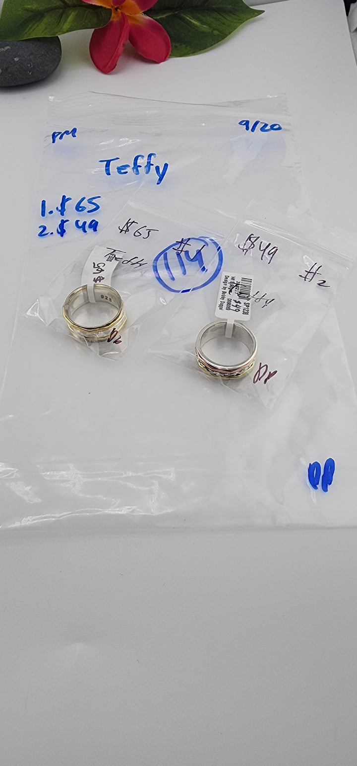 PM SHOW 48HR - RESERVED FOR:  Teffy- 9/20/2025 FL tiktok Live Show -2 Sterling Silver Items