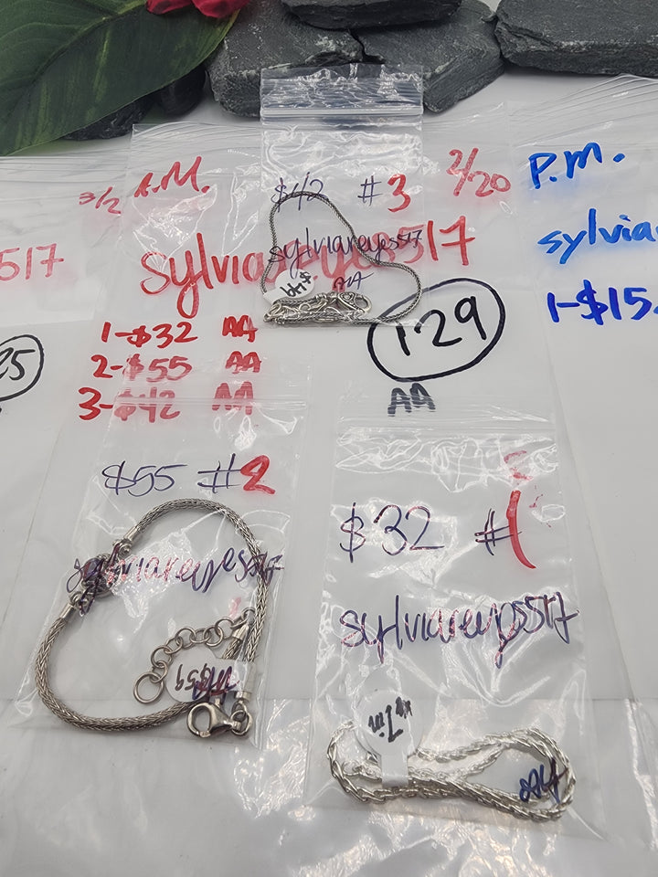 sylviareyes517 - 2/20/26 - 3 925 Sterling Silver Items