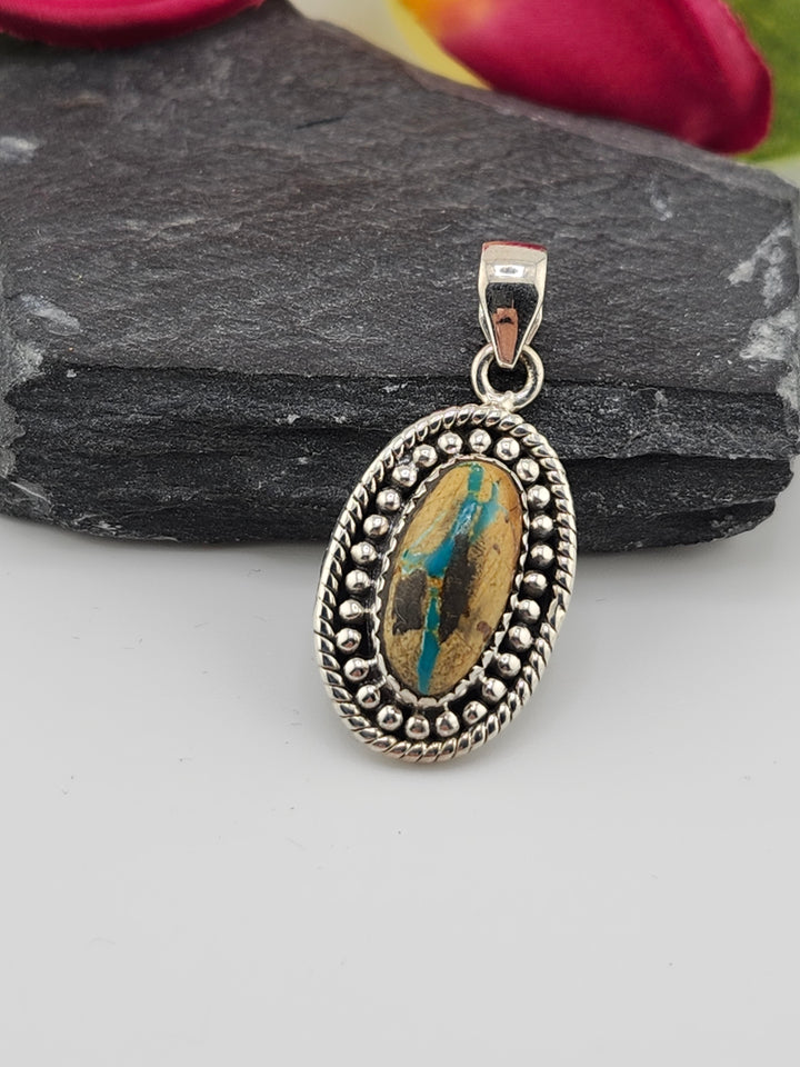 Royston Ribbon Turquoise Pendant