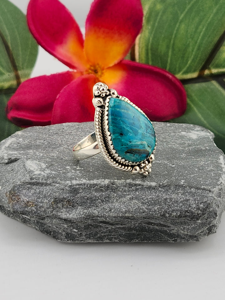 Opalized Wood Ring Size 10