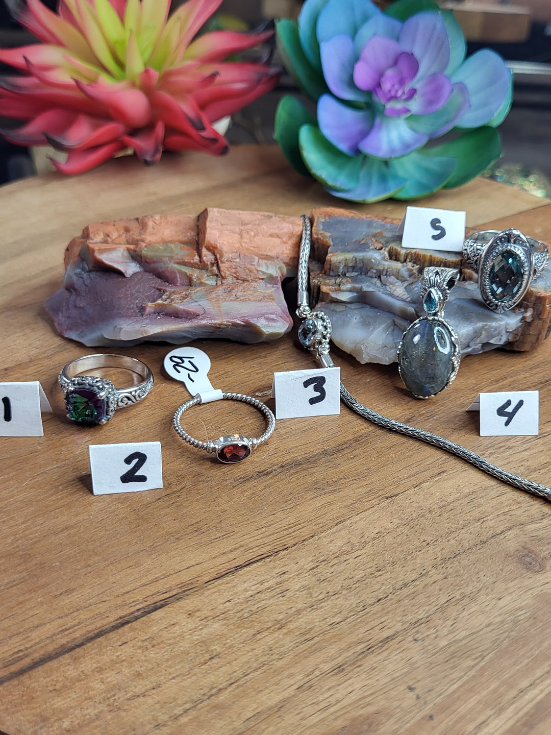 RESERVED FOR: LoriJ- 7/3/24- 5 Sterling Silver Items
