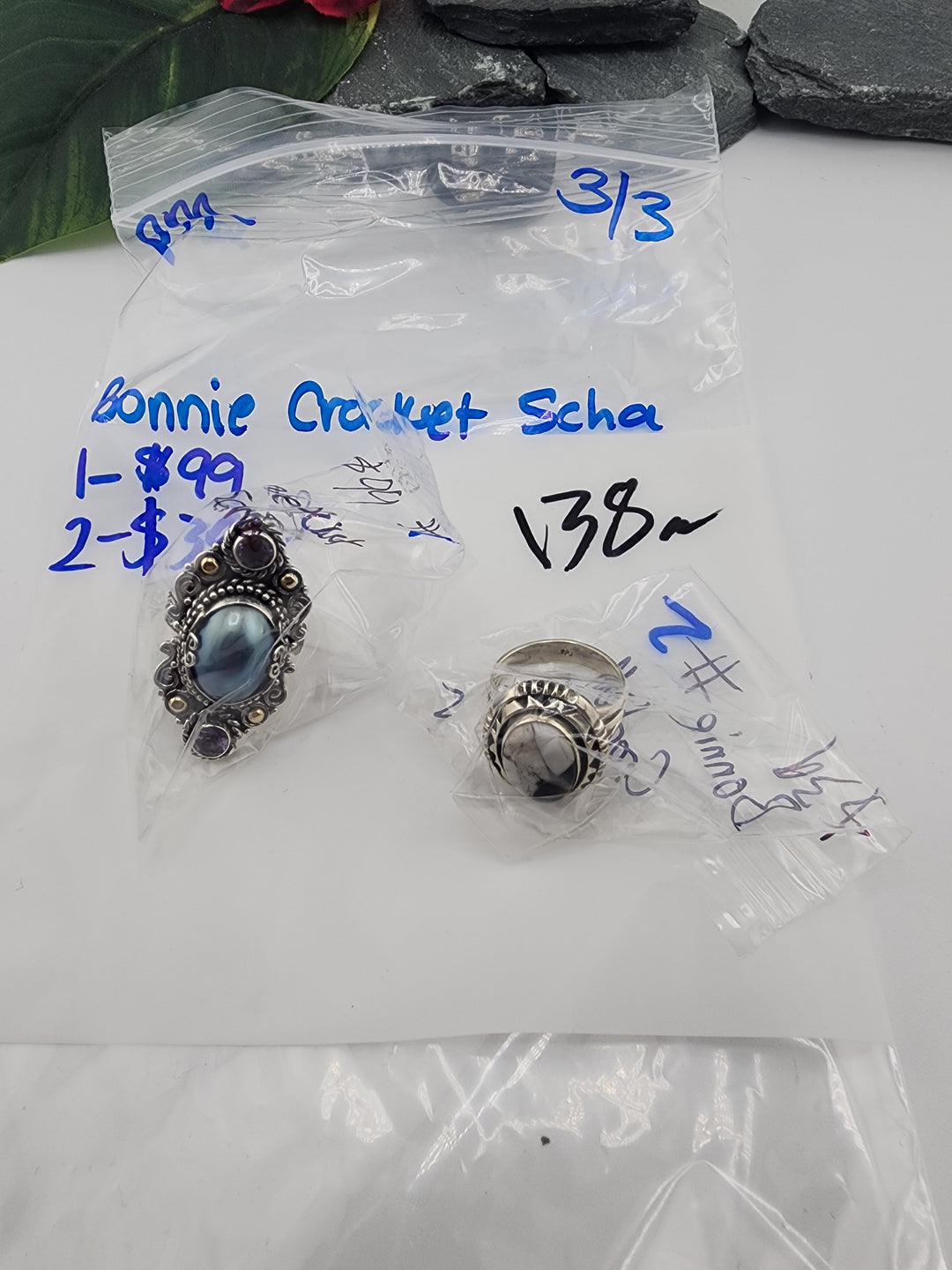 Bonnie Crockett Scha - 3/3/26 - 2 925 Sterling Silver Items