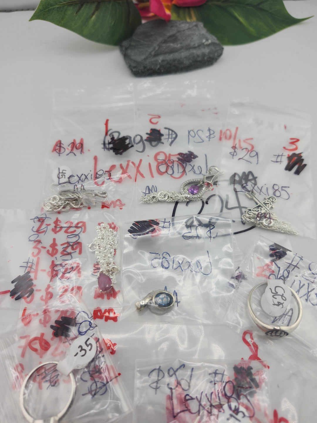 AM SHOW 48HR RESERVED FOR: Lexxi58 (Bag 2) - 10/15/2025 FL tiktok Live Show - 8 Sterling Silver Items