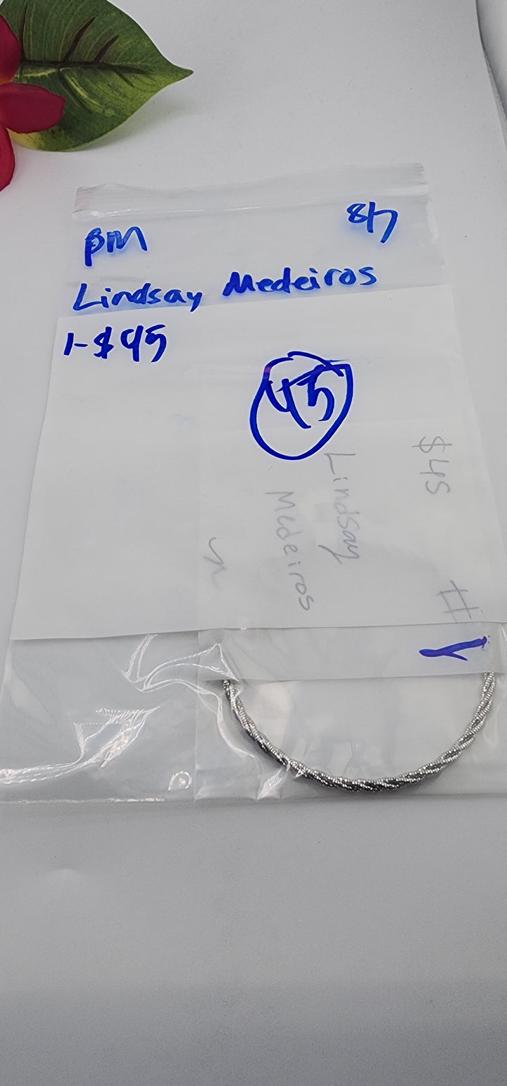 PM SHOW 48HR - RESERVED FOR: Lindsay Medeiros  - 8/7/2025 FL tiktok Live Show - 1 Sterling Silver Items