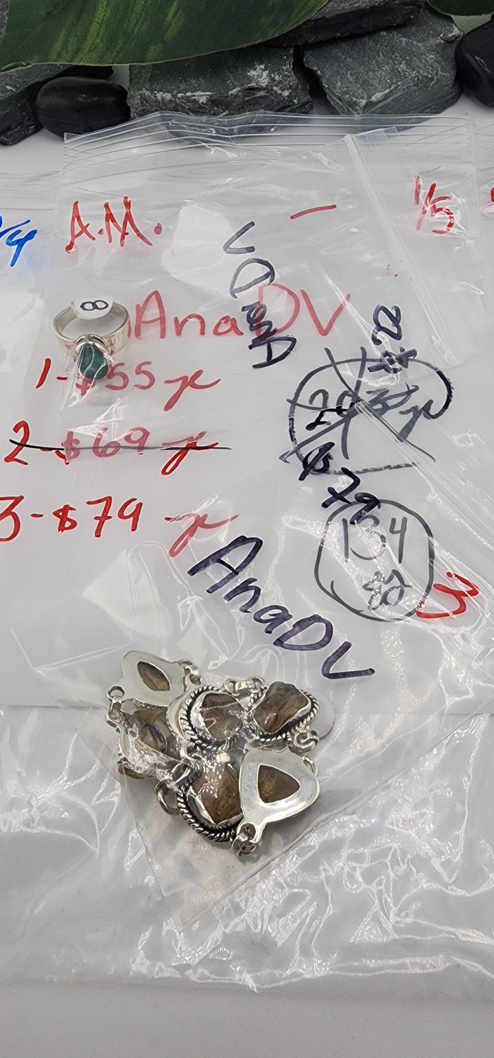 AM SHOW 48HR RESERVED FOR: AnaDV - 1/5/2026 FL tiktok Live Show - 2 Sterling Silver Items