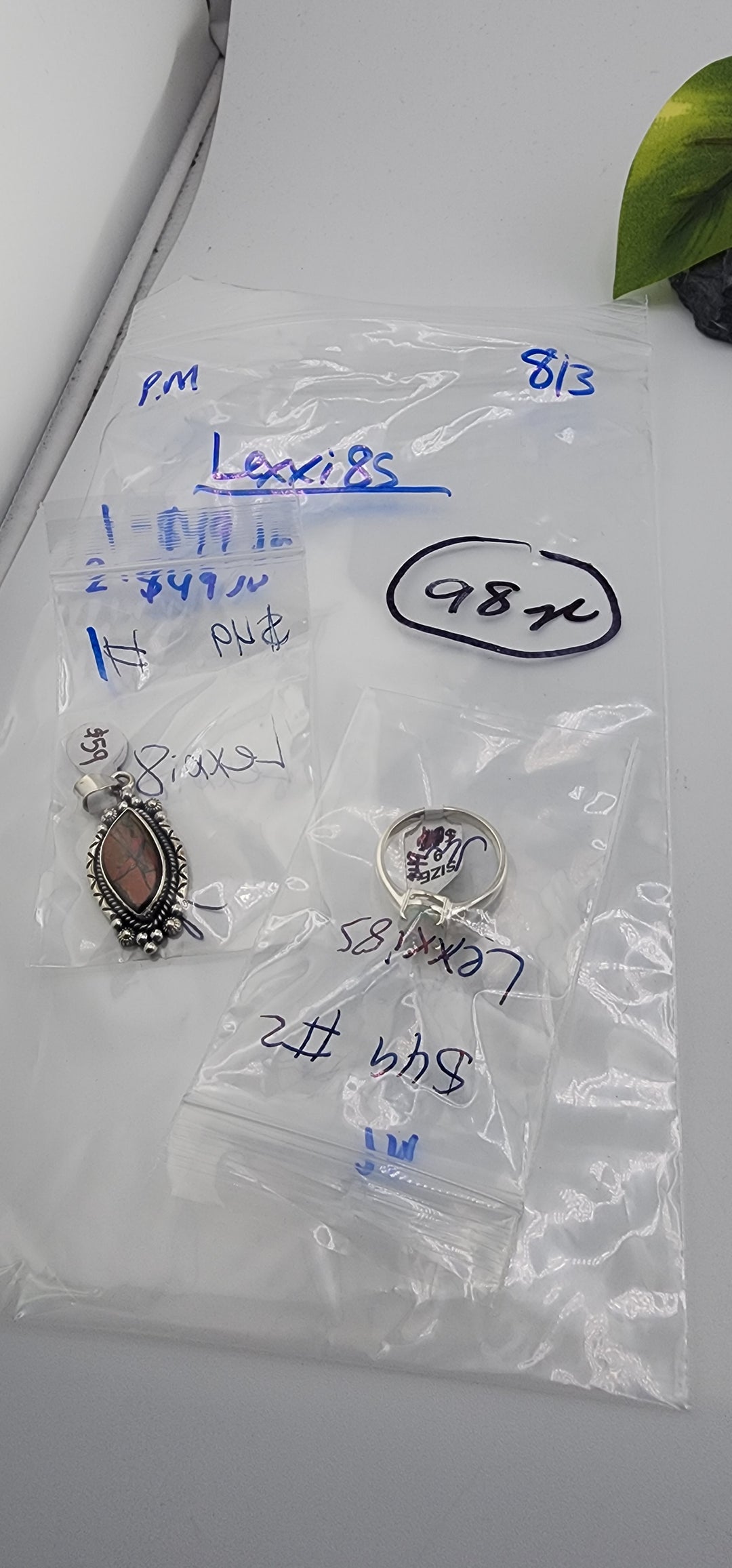 PM SHOW 48HR - RESERVED FOR:  Lexxi85 - 8/3/2025 FL tiktok Live Show - 2 Sterling Silver Items