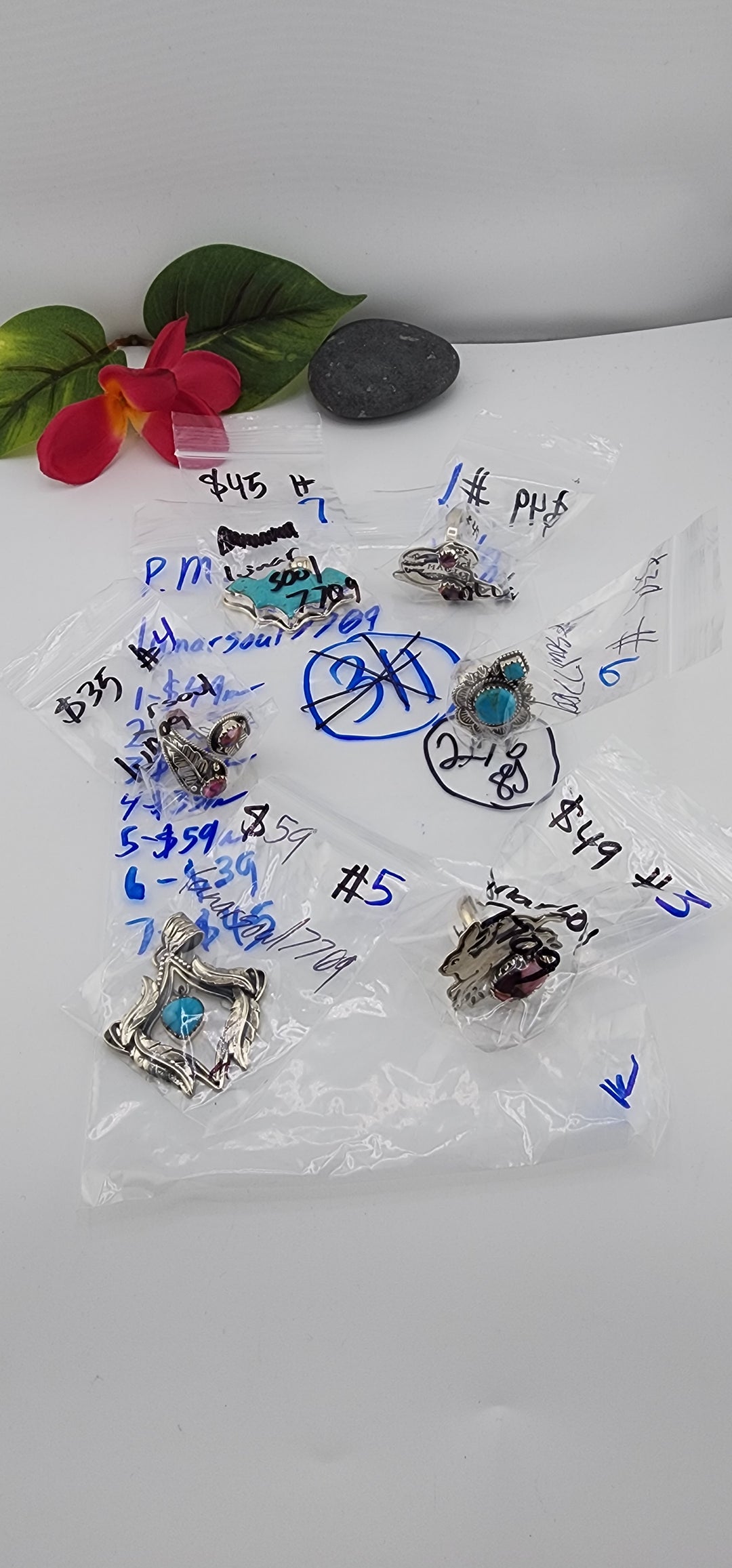 PM SHOW 48HR - RESERVED FOR: lunarsoul7709 - 10/8/2025 FL tiktok Live Show - 6 Sterling Silver Items