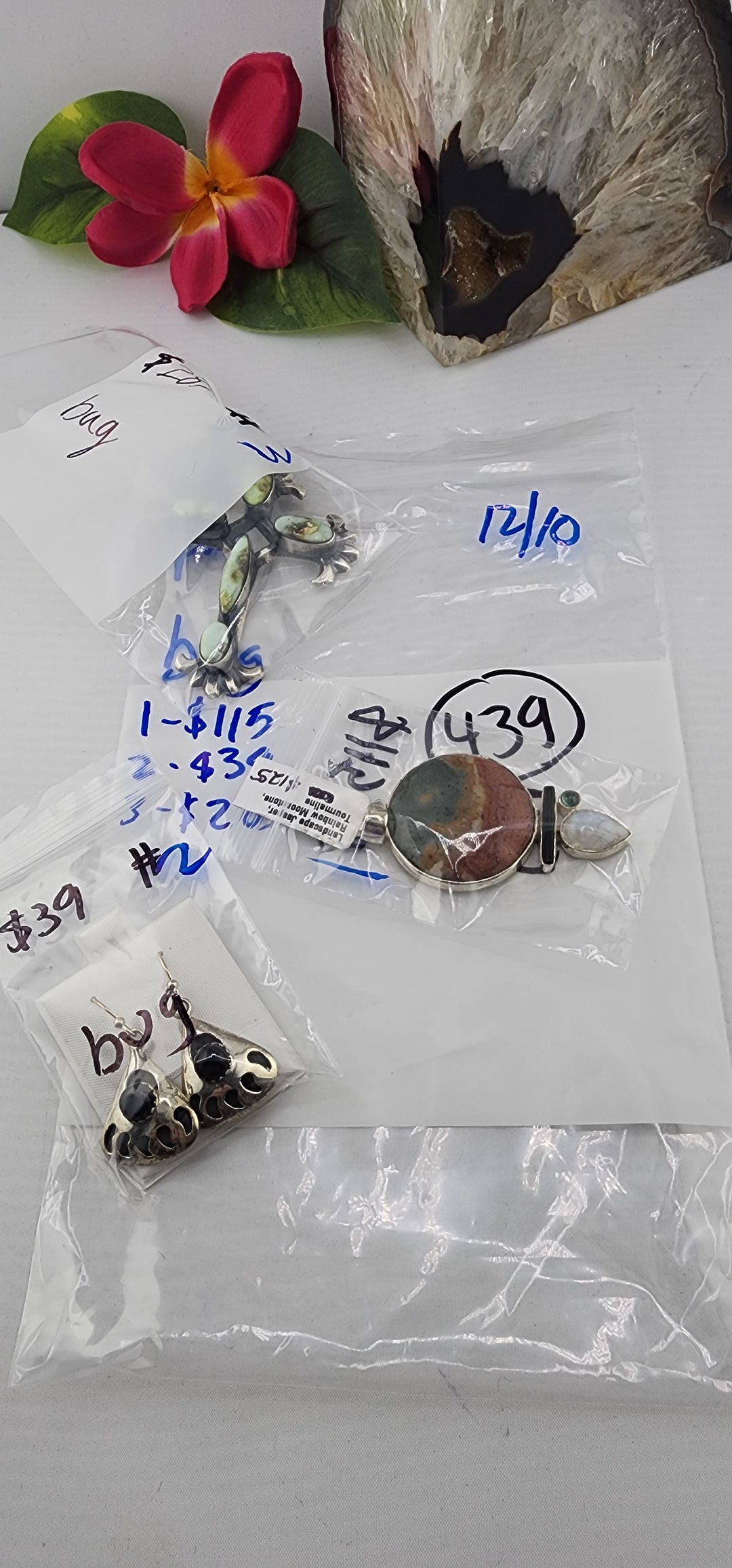 PM SHOW 48HR - RESERVED FOR: bug - 12/10/2025 tiktok Live Show - 3 Sterling Silver Items