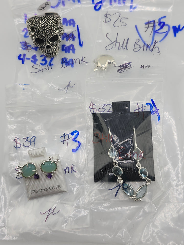 RESERVED FOR: Still Bink - 6/4/2025 tiktok Live Show - 4 Sterling Silver Items