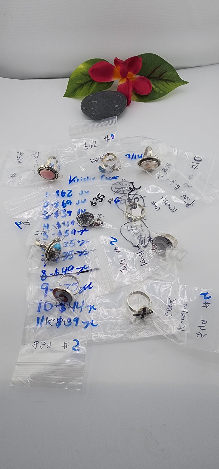 PM SHOW 48HR - RESERVED FOR:  Kristie Cook- 9/14/2025 FL tiktok Live Show -9 Sterling Silver Items