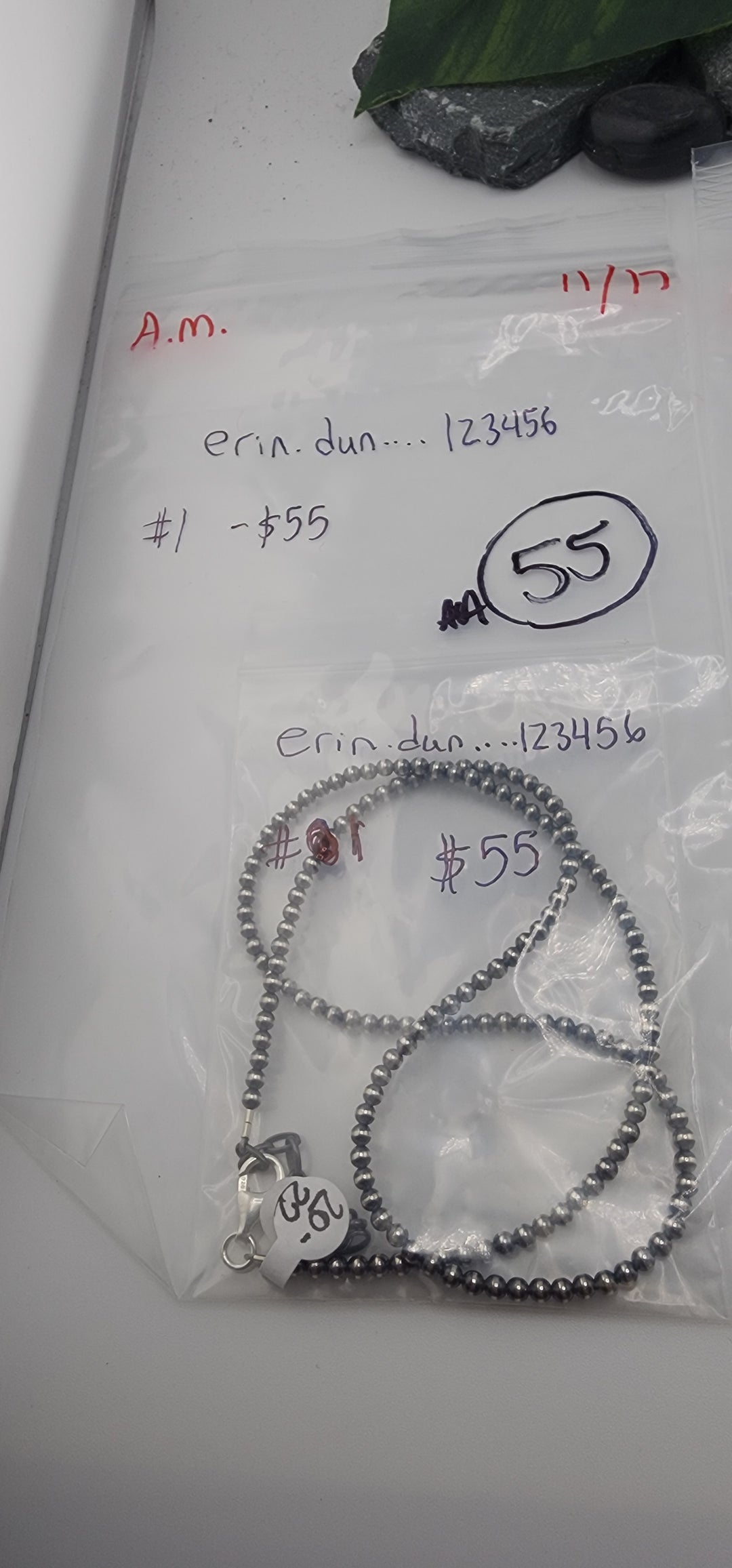 AM SHOW 48HR RESERVED FOR: erin.dun...123456 - 11/17/2025 FL tiktok Live Show - 1 Sterling Silver Items