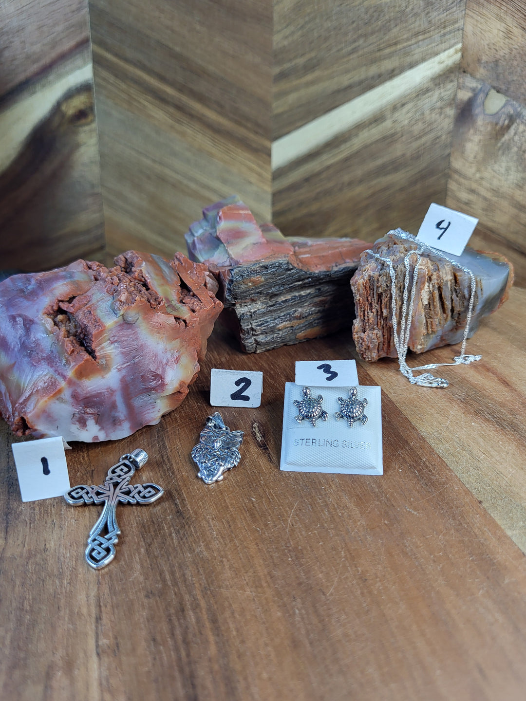 RESERVED FOR: Hilda Rubalcava180-7/17/24-4 Sterling Silver Items