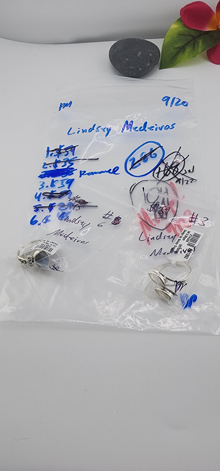 PM SHOW 48HR - RESERVED FOR:  Lindsay Medeiros- 9/20/2025 FL tiktok Live Show -  2 Sterling Silver Items