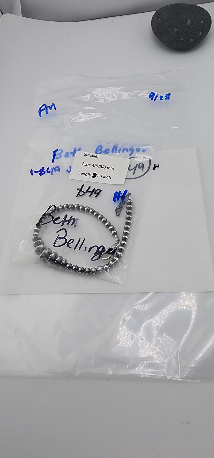 PM SHOW 48HR - RESERVED FOR:  Beth Bellinger- 9/28/2025 FL tiktok Live Show -1 Sterling Silver Items