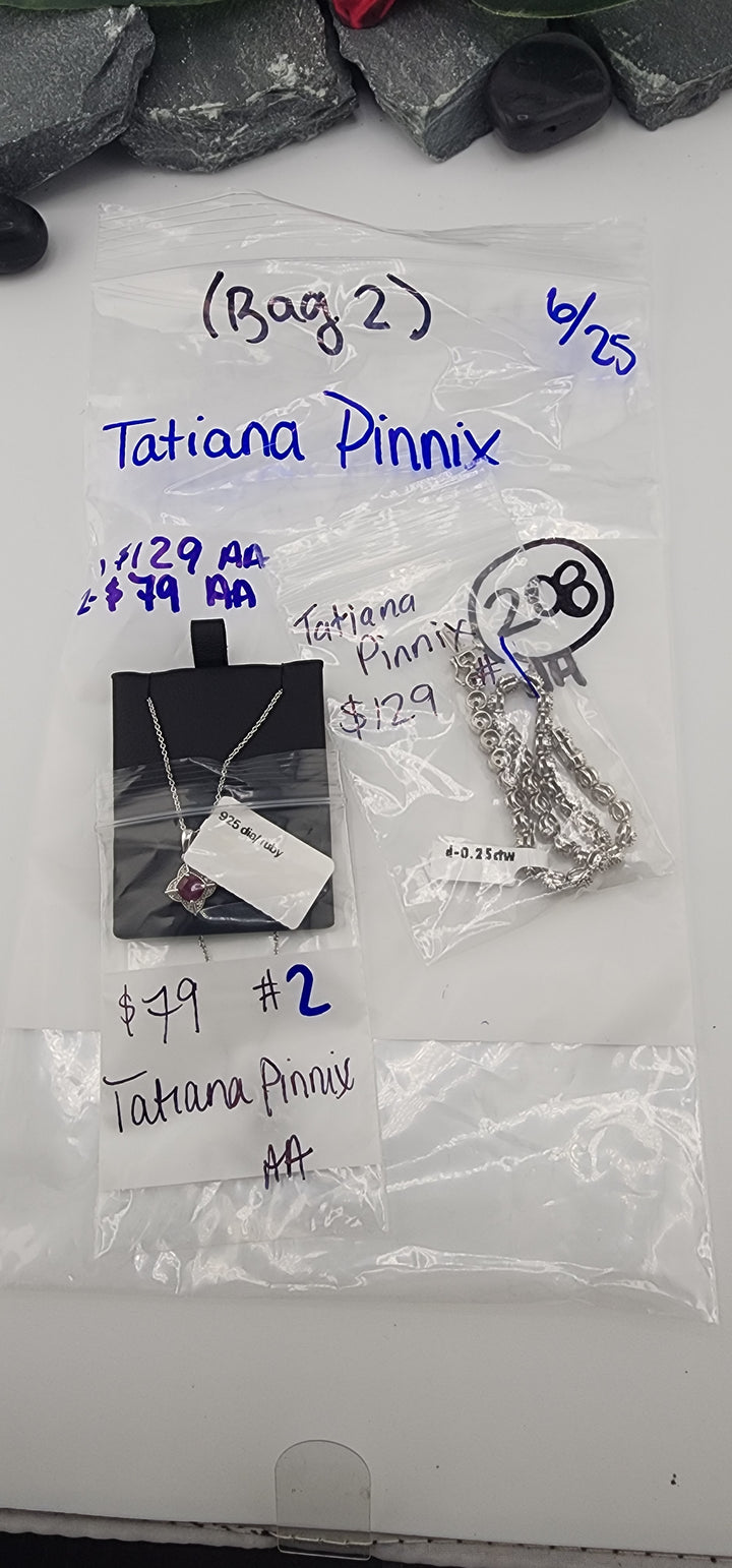 RESERVED FOR: Tatiana Pinnix (Bag 2) - 6/25/2025 tiktok Reservation Live Show - 2 Sterling Silver Items