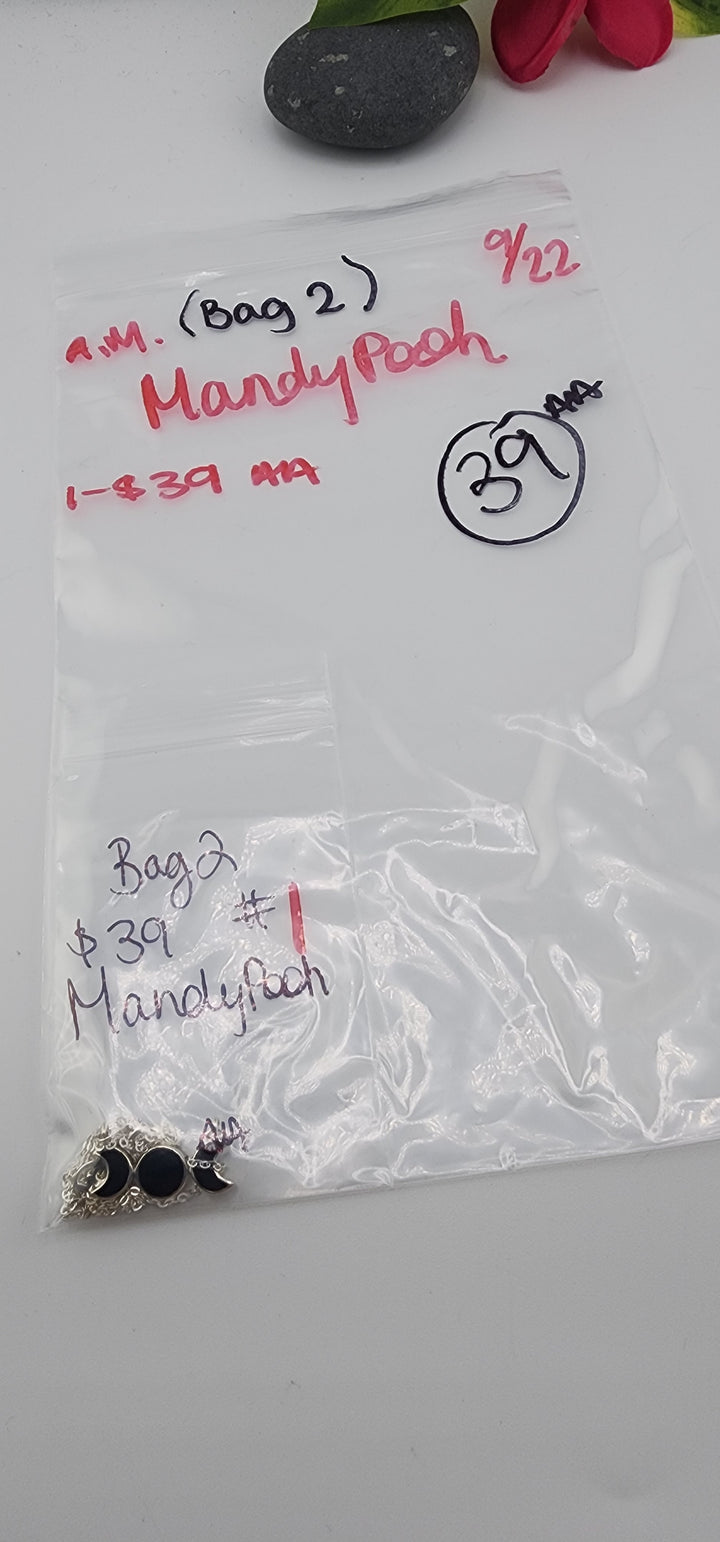 AM SHOW 48HR - RESERVED FOR: MandyPooh (BAG 2) - 9/22/2025 FL tiktok Live Show - 1 Sterling Silver Items