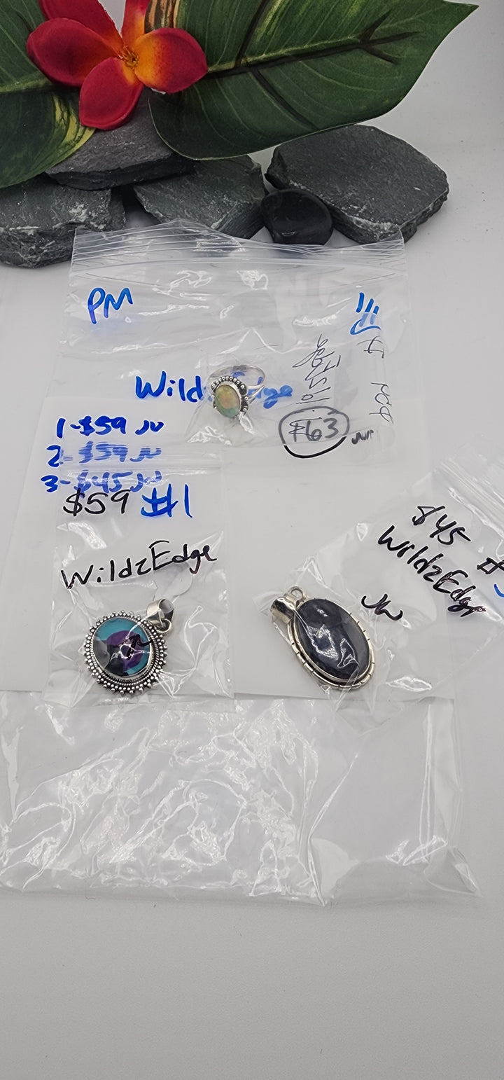 PM SHOW 48HR - RESERVED FOR: WildzEdge - 1/1/2026 tiktok Live Show - 3 Sterling Silver Items