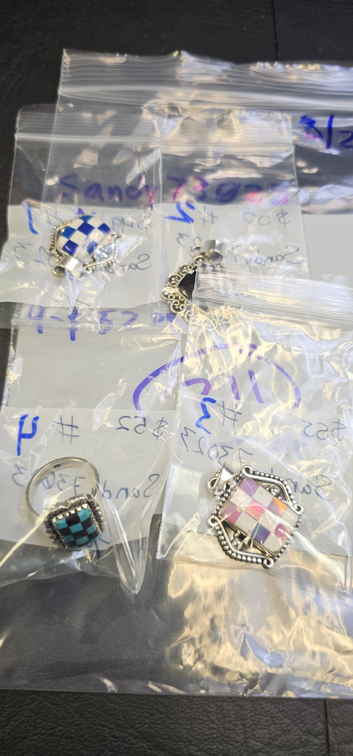 RESERVED FOR:  sandy73023 3/21/2025 Live Show - 4 Sterling Silver Items
