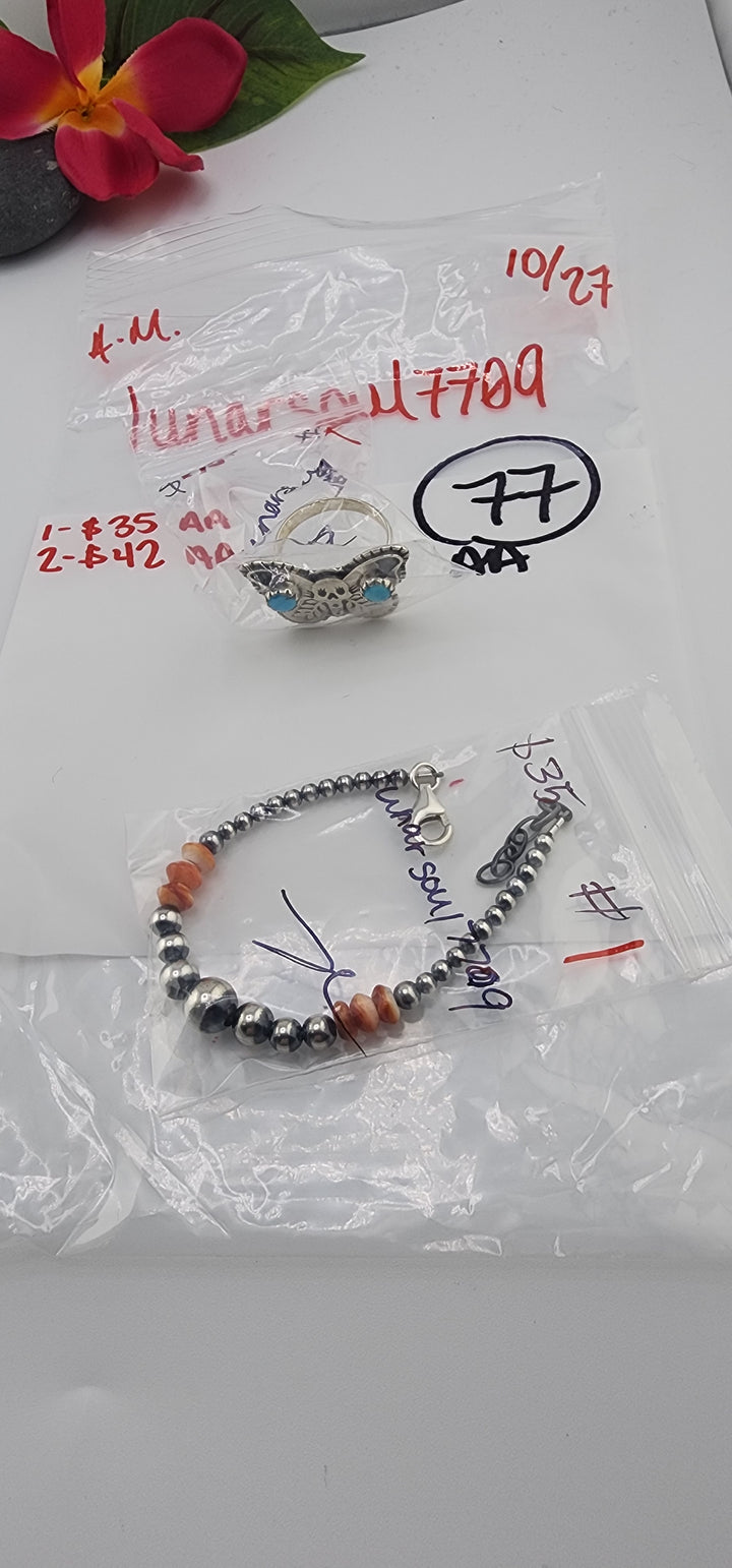 AM SHOW 48HR RESERVED FOR: lunarsoul7709 - 10/27/2025 FL tiktok Live Show - 2 Sterling Silver Items