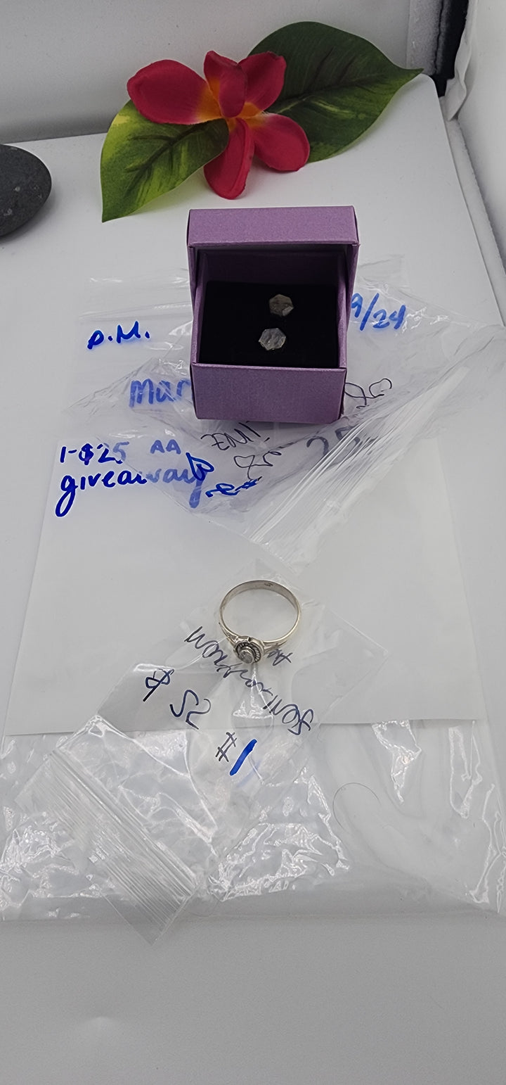 PM SHOW 48HR - RESERVED FOR: martha_inez - 9/24/2025 FL tiktok Live Show - 2 Sterling Silver Items