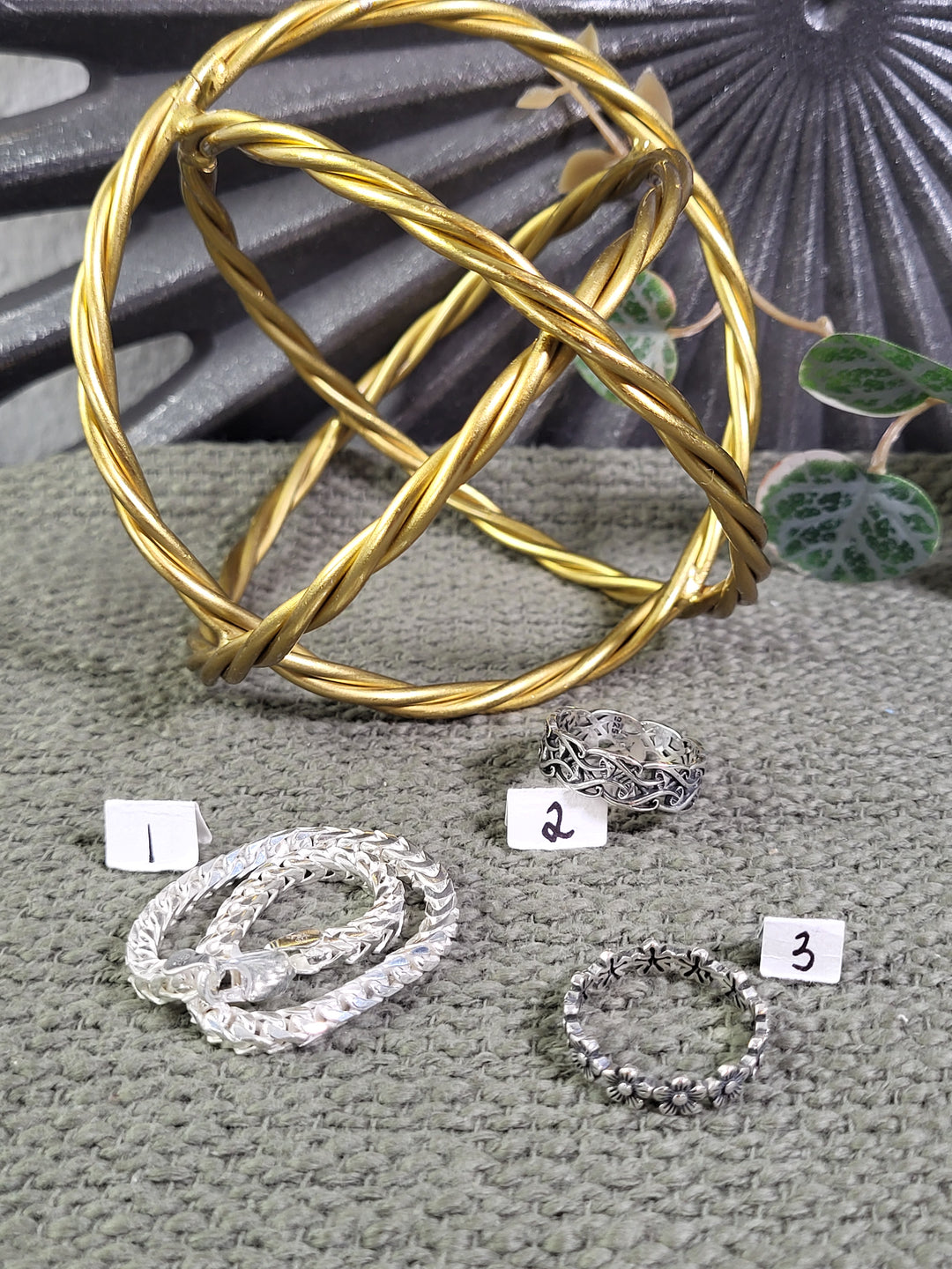 RESERVED FOR: Mtnbluejeans 8/30/24 - 3 Sterling Silver