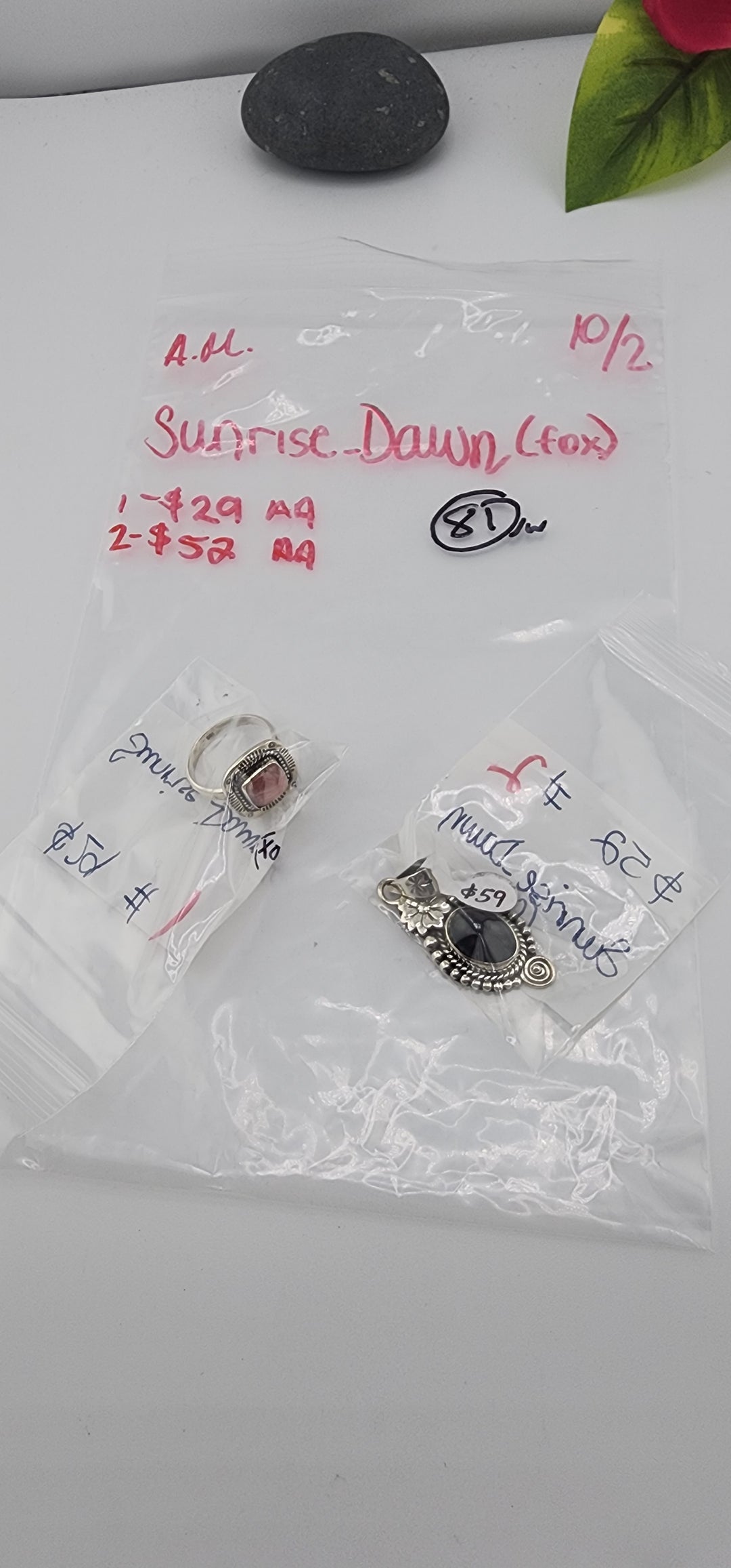 AM SHOW 48HR RESERVED FOR: Sunrise_Dawn🦊- 10/2/2025 FL tiktok Live Show -2 Sterling Silver Items