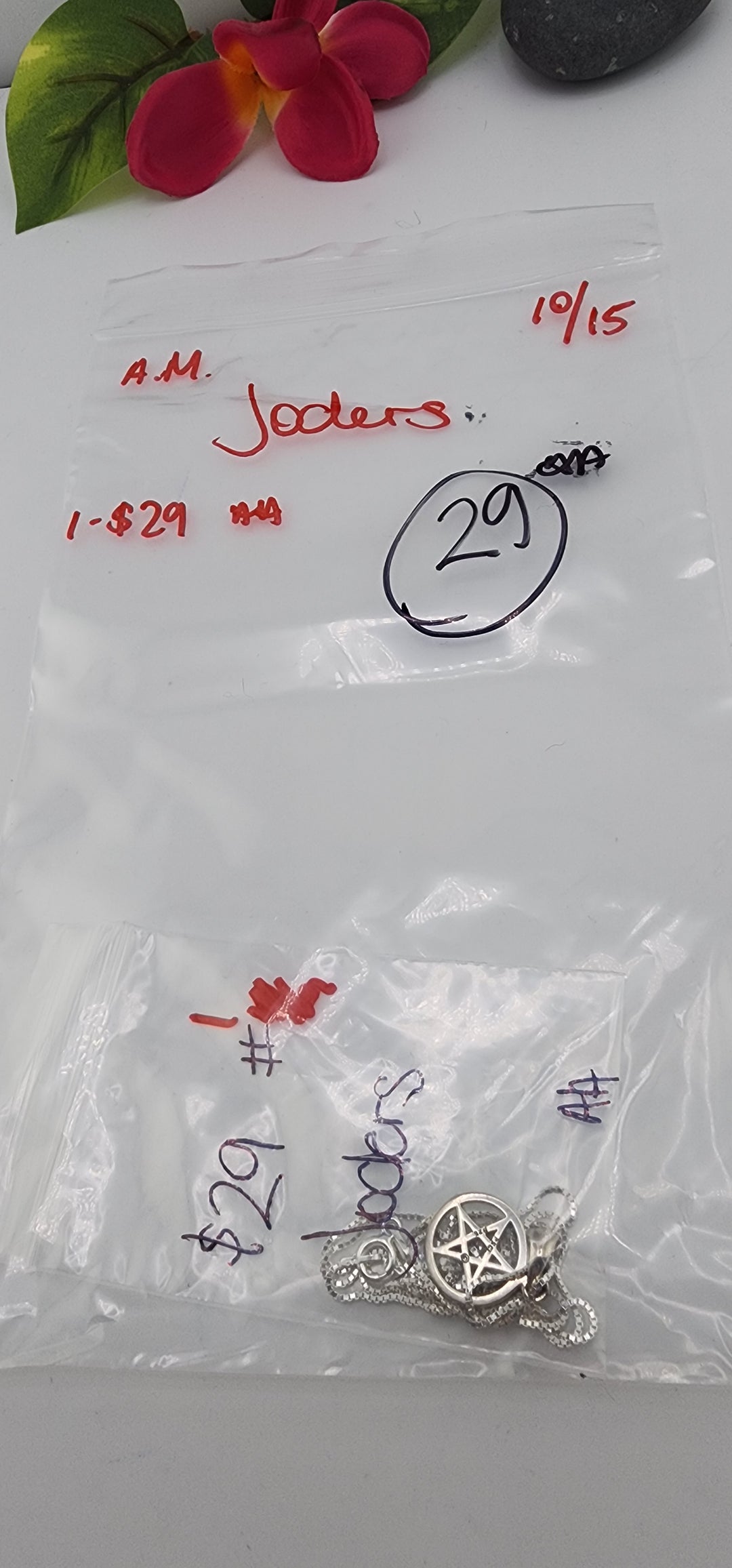 AM SHOW 48HR RESERVED FOR: Joders - 10/15/2025 FL tiktok Live Show -  1 Sterling Silver Items