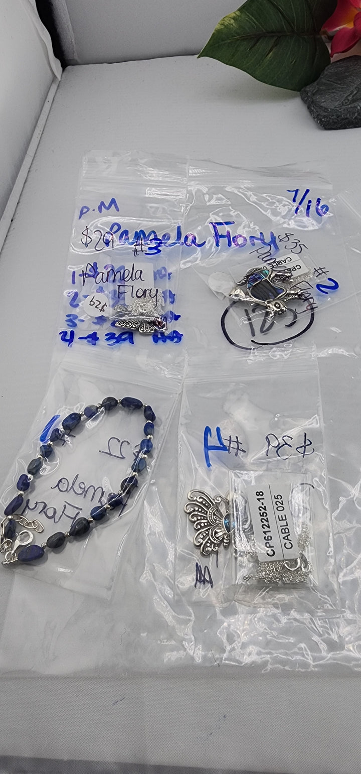 PM SHOW 48HR - RESERVED FOR: Pamela Flory - 7/16/2025 FL tiktok Live Show - 4 Sterling Silver Items