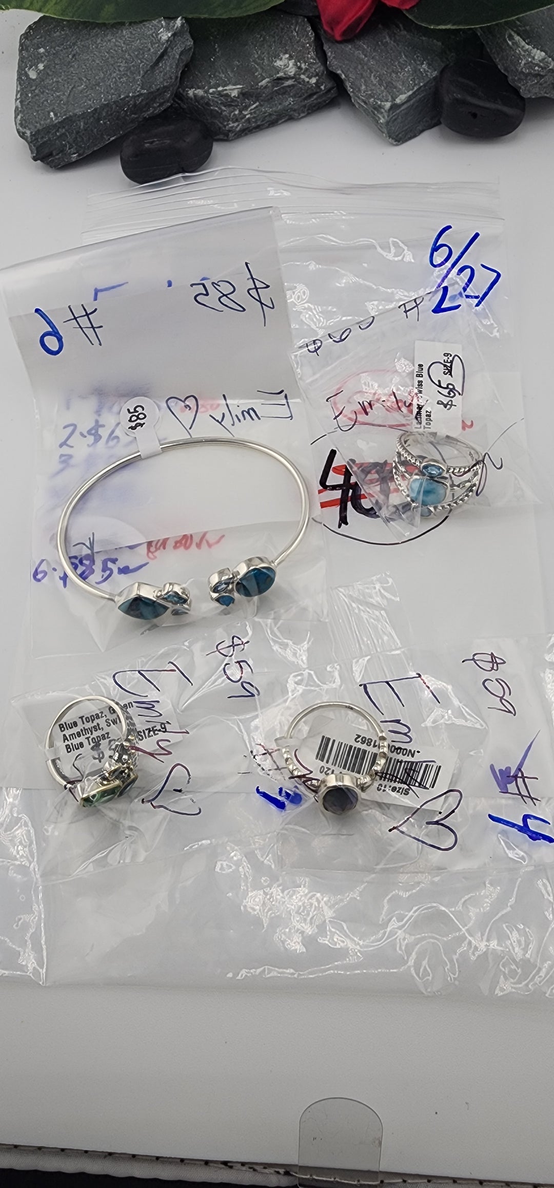 48HR - RESERVED FOR: Emily💚 - 6/27/2025 FL tiktok Live Show - 4 Sterling Silver Items