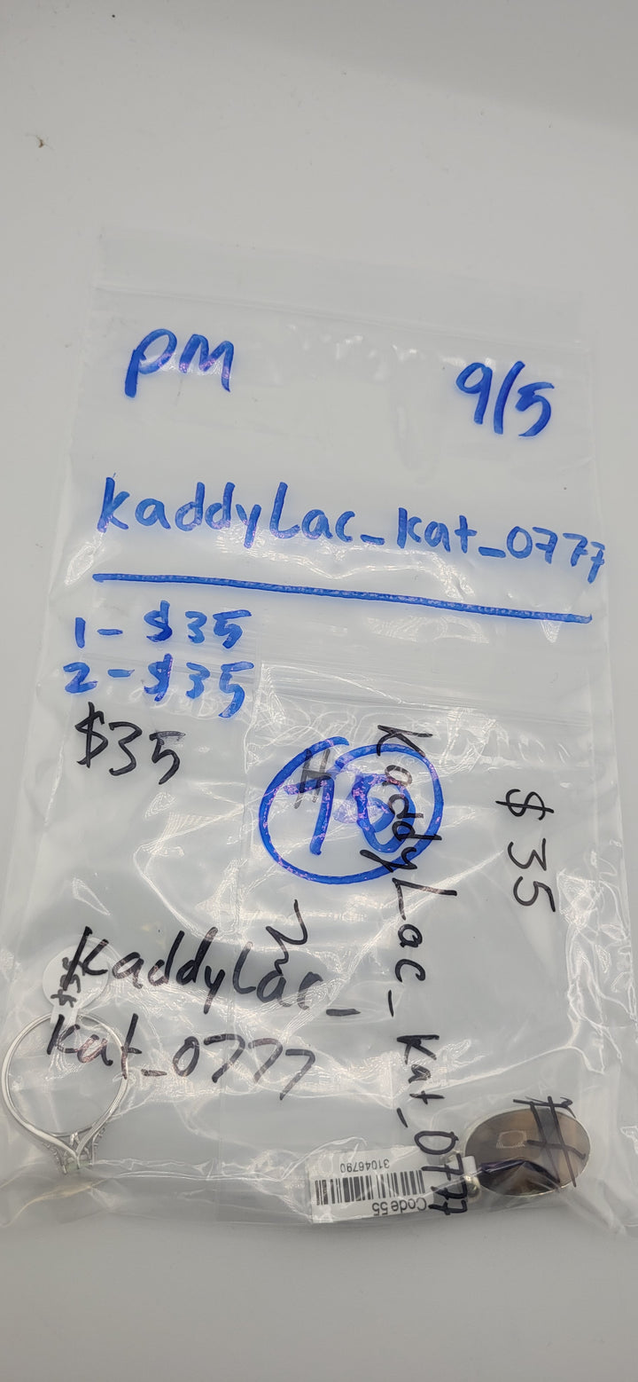 PM SHOW 48HR - RESERVED FOR: kaddyLac_kat_0777 - 9/5/2025 FL tiktok Live Show - 2 Sterling Silver Items