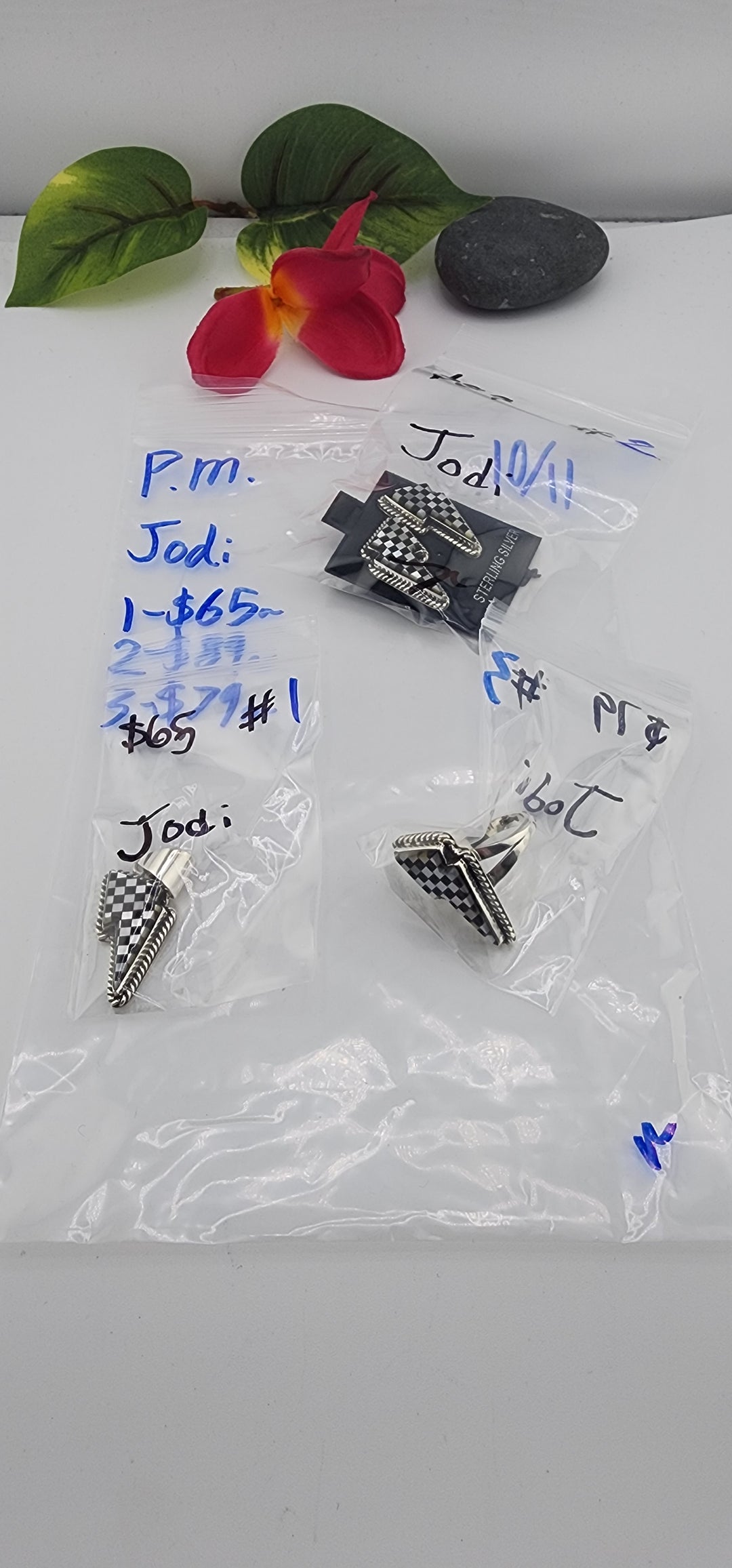 PM SHOW 48HR - RESERVED FOR: Jodi - 10/11/2025 FL tiktok Live Show - 3 Sterling Silver Items