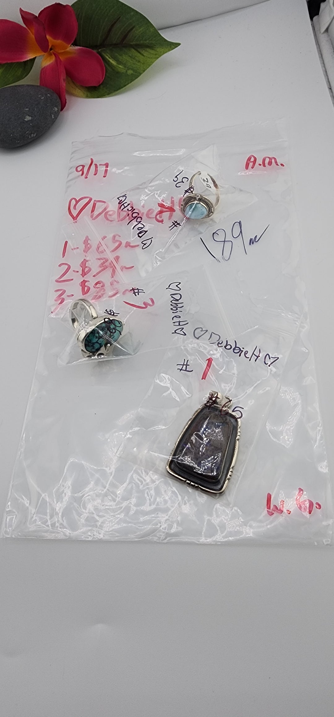 AM SHOW 48HR - RESERVED FOR: ❤️DebbieH❤️ - 9/17/2025 FL tiktok Live Show - 3 Sterling Silver Items