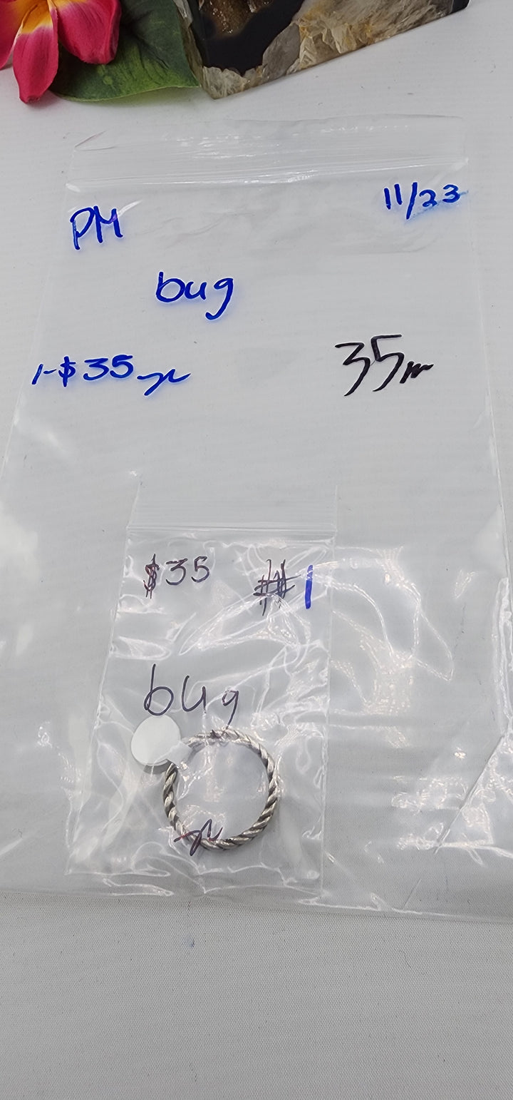 PM SHOW 48HR - RESERVED FOR: bug - 11/23/2025 tiktok Live Show - 1 Sterling Silver Items