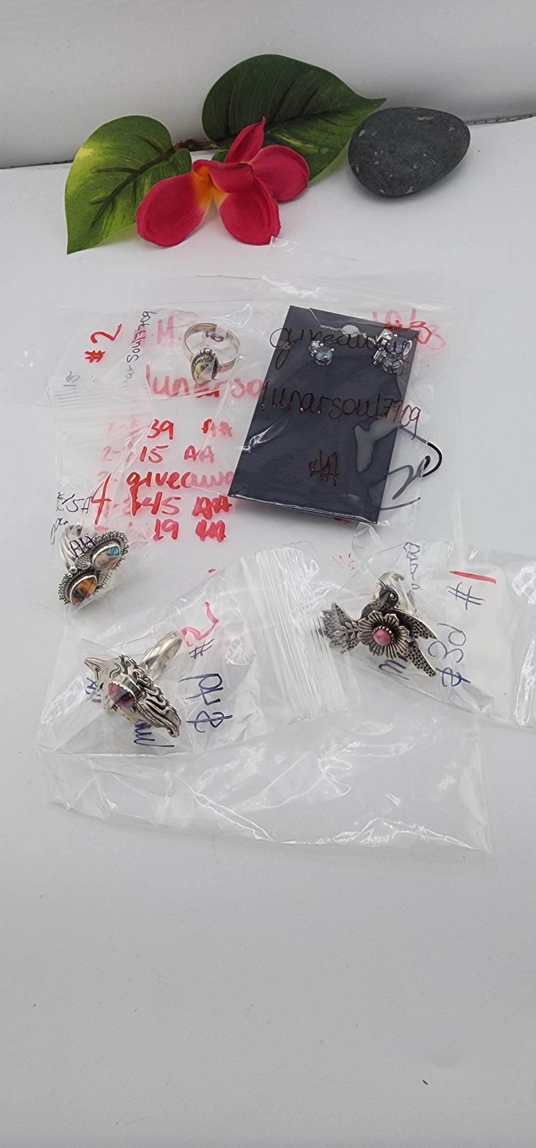 AM SHOW 48HR RESERVED FOR: lunarsoul7709 - 10/13/2025 FL tiktok Live Show -  5 Sterling Silver Items