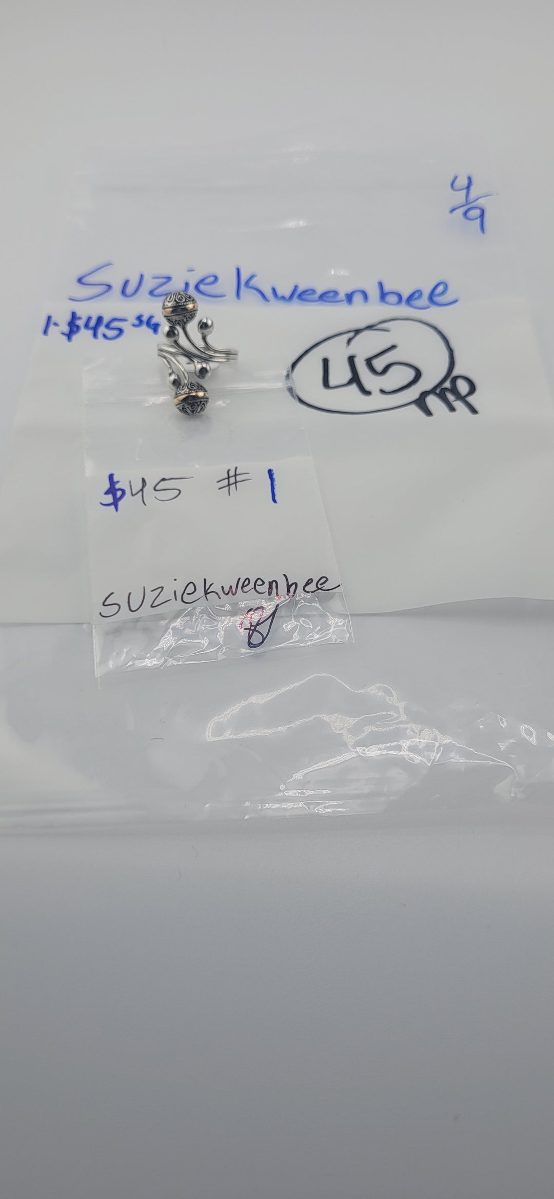 RESERVED FOR: suziekweenbee - 4/9/2025 tiktok Live Show - 1 Sterling Silver Items