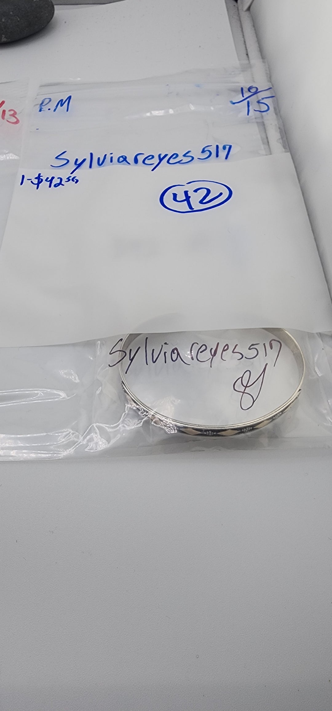 PM SHOW 48HR - RESERVED FOR: sylviareyes517 - 10/15/2025 FL tiktok Live Show - 1 Sterling Silver Item