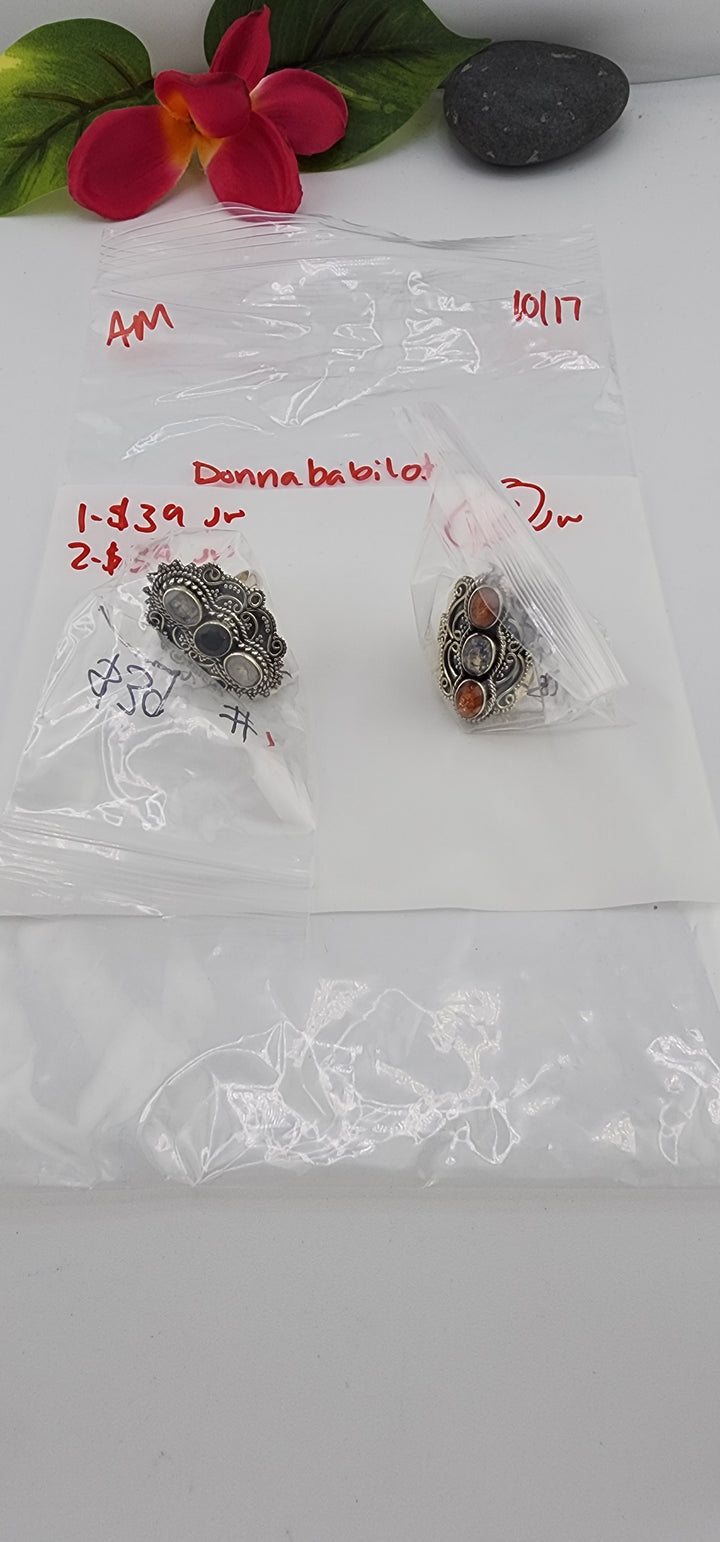 AM SHOW 48HR RESERVED FOR: Donnabalibot  - 10/17/2025 FL tiktok Live Show - 2 Sterling Silver Items