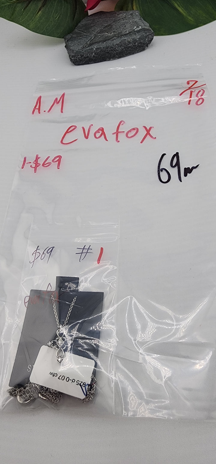 AM SHOW 48HR - RESERVED FOR: evafox - 7/18/2025 FL tiktok Live Show -  1 Sterling Silver Items