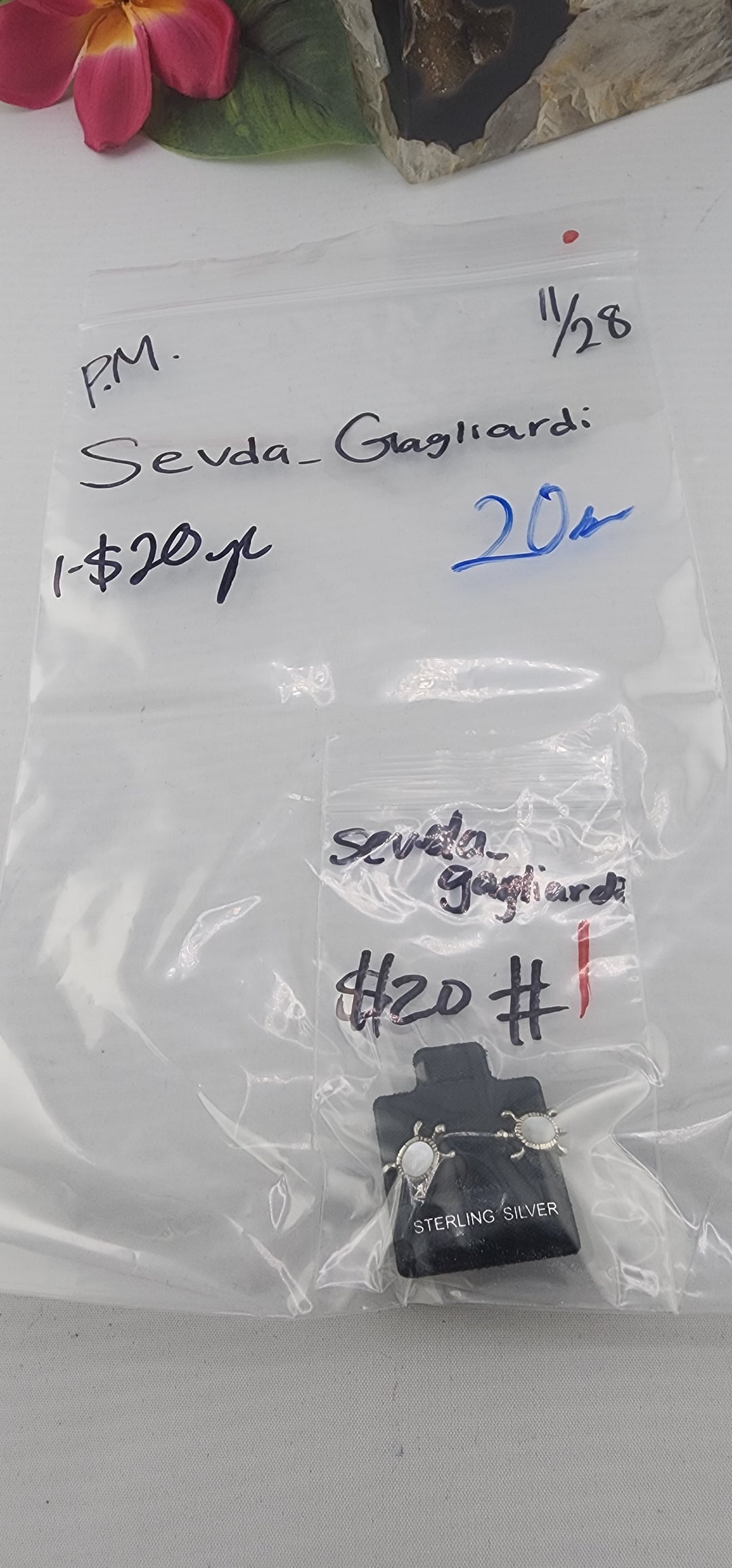 PM SHOW 48HR - RESERVED FOR: Sevda_Gagliardi - 11/28/2025 tiktok Live Show - 1 Sterling Silver Items