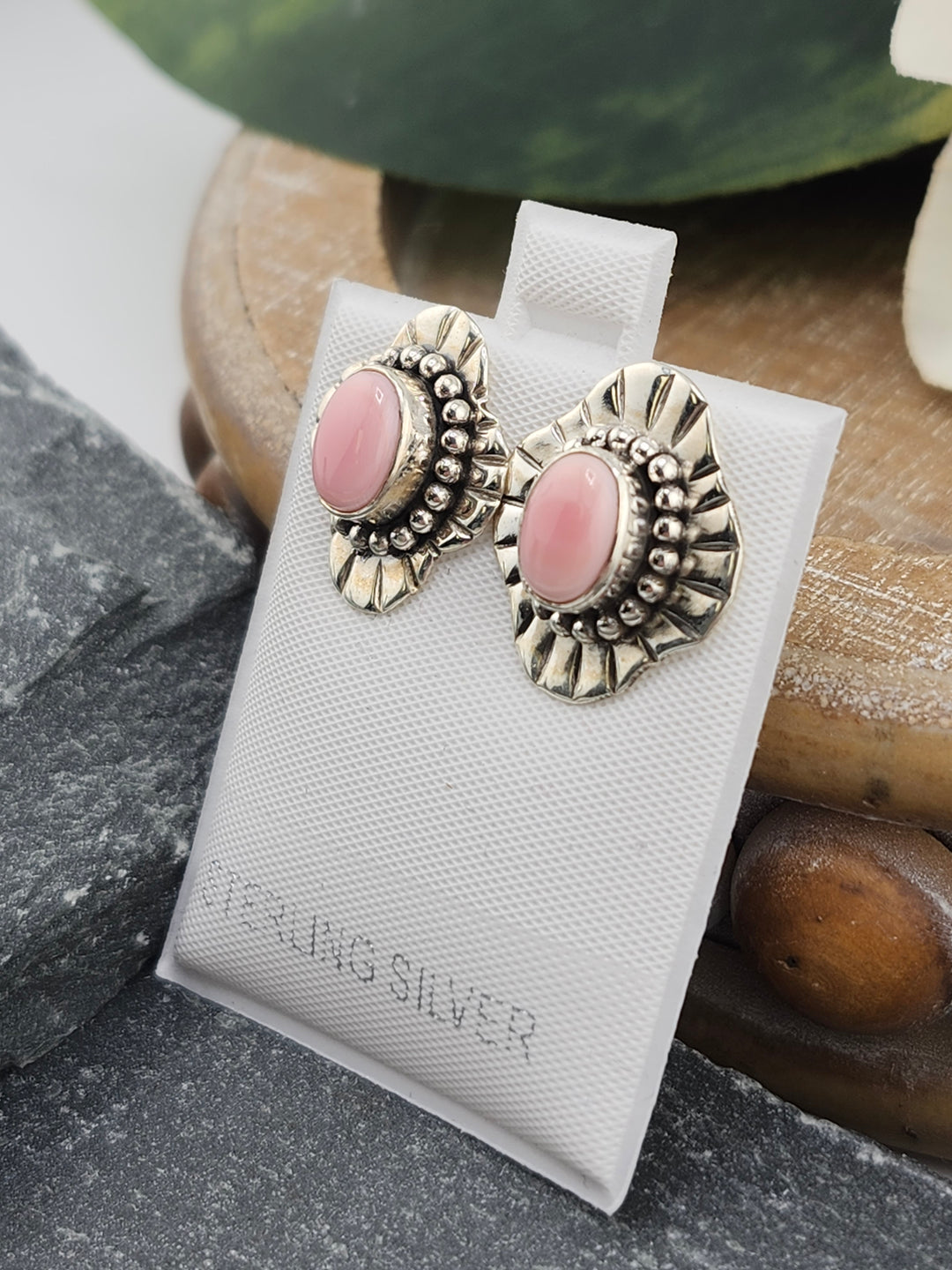 Southwest Queen Conch Post Back Studs