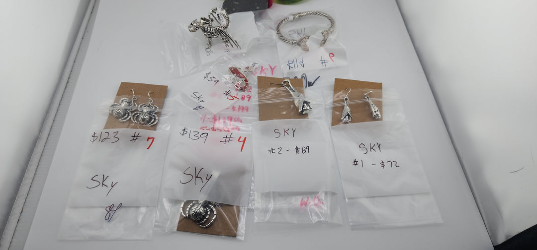 AM SHOW 48HR - RESERVED FOR: SKY - 9/19/2025 FL tiktok Live Show - 7 Sterling Silver Items