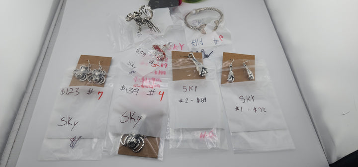 AM SHOW 48HR - RESERVED FOR: SKY - 9/19/2025 FL tiktok Live Show - 7 Sterling Silver Items