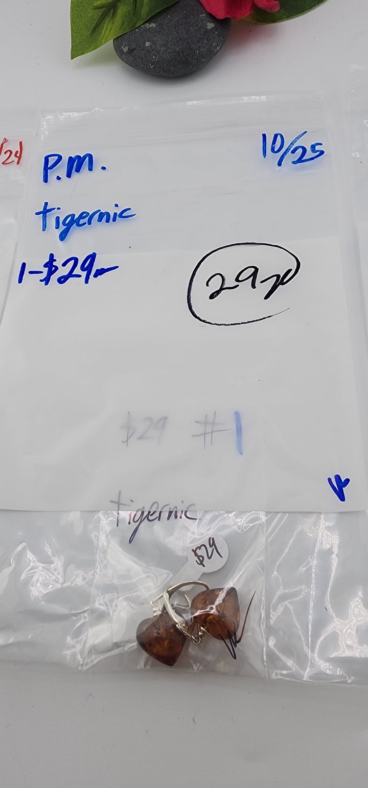 PM SHOW 48HR - RESERVED FOR: tigernic - 10/25/2025 FL tiktok Live Show - 1 Sterling Silver Items